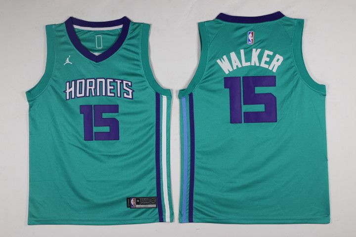 Men Charlotte Hornets #15 Kemba Walker Green Swingman Edition NBA Jersey->charlotte hornets->NBA Jersey